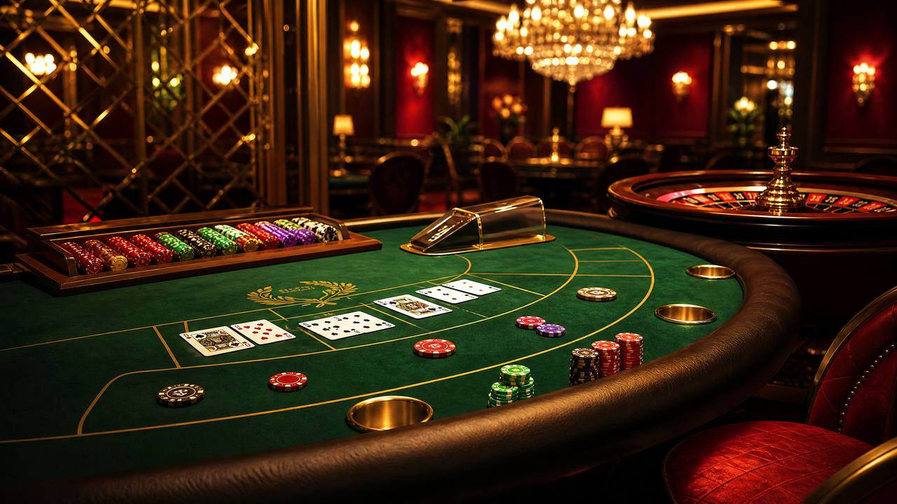 Ilustrasi meja live casino
